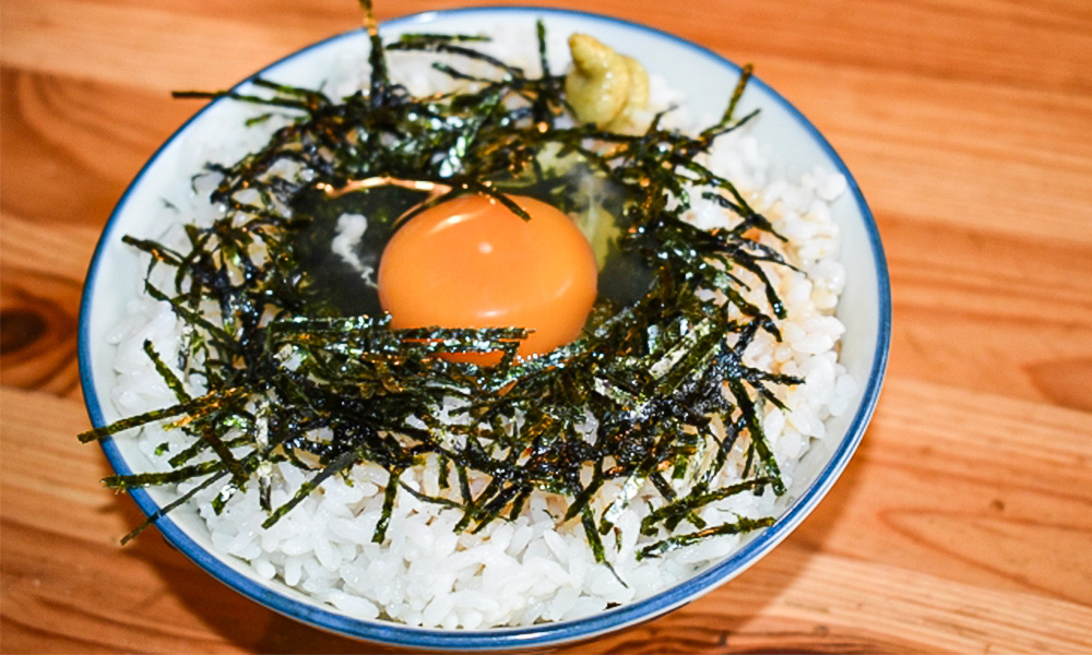 わさび醤油TKG